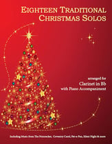 18 Traditional Christmas Solos Clarinet and Piano cover